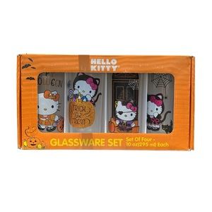 Hello Kitty Halloween Glass Cups